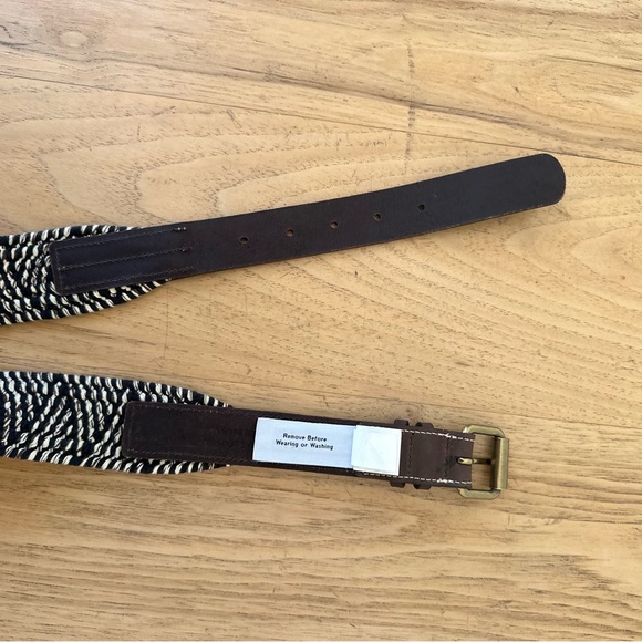 JCREW Woven Fabric and Leather Belt - Picture 7 of 7